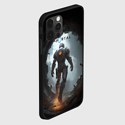 Чехол для iPhone 12 Pro Персонаж в портале, цвет: 3D-черный — фото 2
