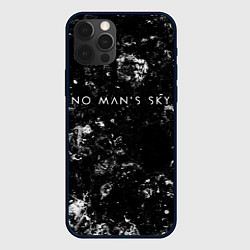 Чехол iPhone 12 Pro No Mans Sky black space asteroids