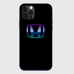 Чехол для iPhone 12 Pro Honda neon logo, цвет: 3D-черный