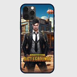 Чехол iPhone 12 Pro PUBG mobile персонаж в костюме