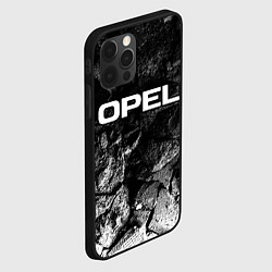 Чехол для iPhone 12 Pro Opel black graphite, цвет: 3D-черный — фото 2