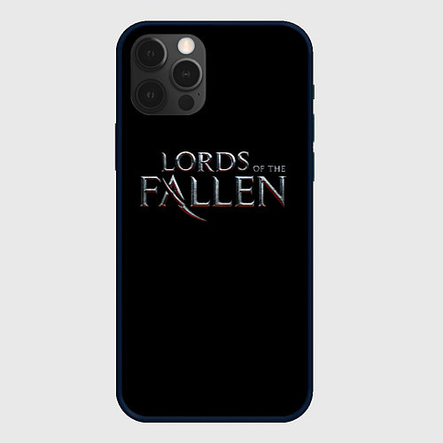 Чехол iPhone 12 Pro Lord of the fallen logo / 3D-Черный – фото 1