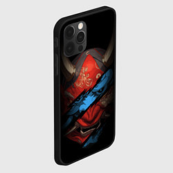 Чехол для iPhone 12 Pro Маска демона - Хання, цвет: 3D-черный — фото 2