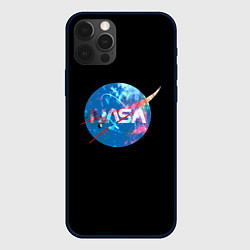 Чехол iPhone 12 Pro NASA космическое лого