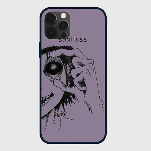 Чехол iPhone 12 Pro Soulless / 3D-Черный – фото 1