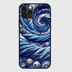 Чехол iPhone 12 Pro Denim funnel - fashion trend