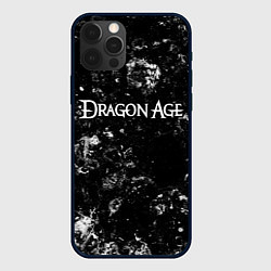 Чехол для iPhone 12 Pro Dragon Age black ice, цвет: 3D-черный