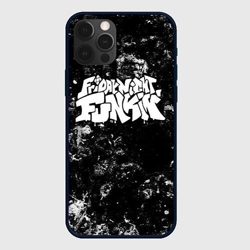 Чехол iPhone 12 Pro Friday Night Funkin black ice / 3D-Черный – фото 1