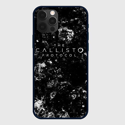 Чехол iPhone 12 Pro The Callisto Protocol black ice / 3D-Черный – фото 1