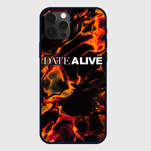 Чехол iPhone 12 Pro Date A Live red lava / 3D-Черный – фото 1