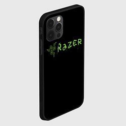 Чехол для iPhone 12 Pro Razer brend steel, цвет: 3D-черный — фото 2