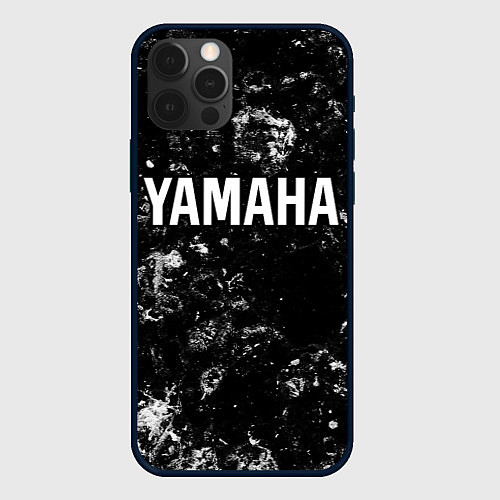 Чехол iPhone 12 Pro Yamaha black ice / 3D-Черный – фото 1