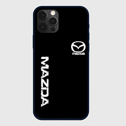 Чехол iPhone 12 Pro Mazda white logo