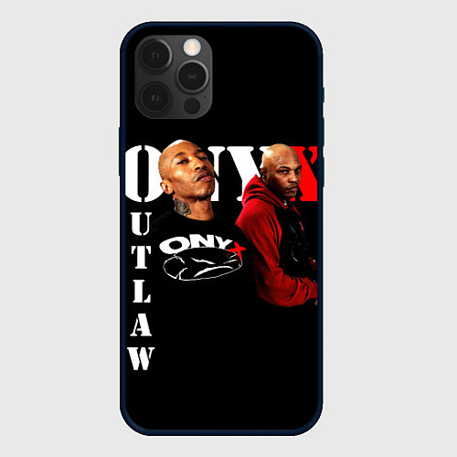 Чехол iPhone 12 Pro Onyx outlaw / 3D-Черный – фото 1