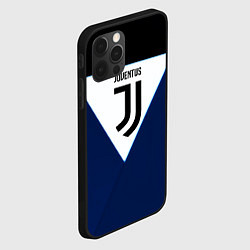 Чехол для iPhone 12 Pro Juventus sport geometry color, цвет: 3D-черный — фото 2