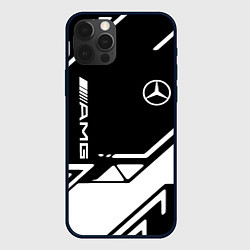 Чехол iPhone 12 Pro Mercedes bens geometry