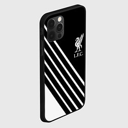 Чехол для iPhone 12 Pro Liverpool sport fc geometry, цвет: 3D-черный — фото 2