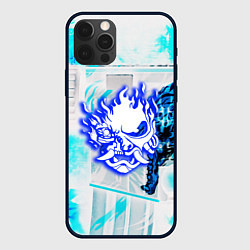 Чехол iPhone 12 Pro Samurai logo howl