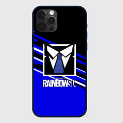 Чехол iPhone 12 Pro Rainbow six geometry steel