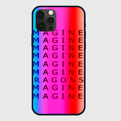 Чехол iPhone 12 Pro Imagine Dragons neon rock