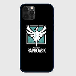 Чехол iPhone 12 Pro Rainbow six logo game ubisoft