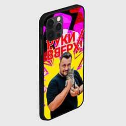 Чехол для iPhone 12 Pro Руки вверх Жуков и котик, цвет: 3D-черный — фото 2