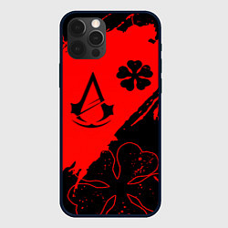 Чехол iPhone 12 Pro Assassins Creed logo clewer