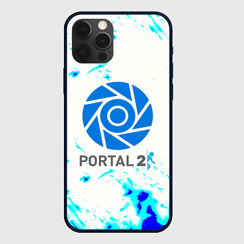 Чехол iPhone 12 Pro Portal краски / 3D-Черный – фото 1