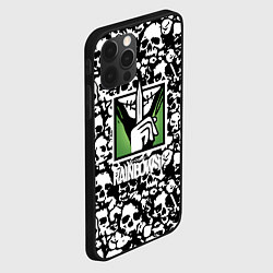 Чехол для iPhone 12 Pro Rainbow six pattern skull, цвет: 3D-черный — фото 2