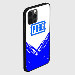Чехол для iPhone 12 Pro PUBG синие краски, цвет: 3D-черный — фото 2