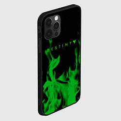 Чехол для iPhone 12 Pro Destiny fire green, цвет: 3D-черный — фото 2