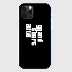 Чехол iPhone 12 Pro Grand theft auto logo