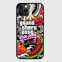 Чехол iPhone 12 Pro GTA vice city yakudza