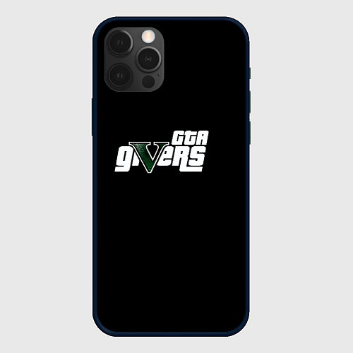 Чехол iPhone 12 Pro GTA givers / 3D-Черный – фото 1