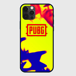 Чехол iPhone 12 Pro PUBG neon flame