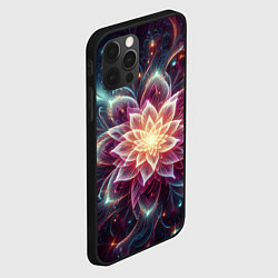 Чехол для iPhone 12 Pro Красочный цветок из фрактала, цвет: 3D-черный — фото 2