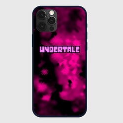 Чехол iPhone 12 Pro Undertale pink game