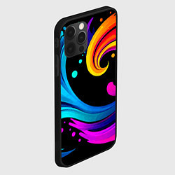 Чехол для iPhone 12 Pro Joy wave - ai art fantasy, цвет: 3D-черный — фото 2