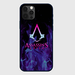Чехол iPhone 12 Pro Assassins Creed flame