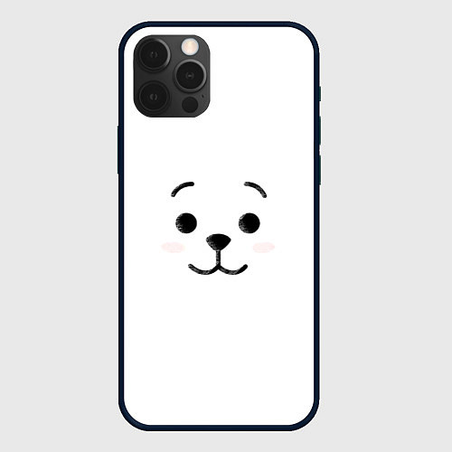 Чехол iPhone 12 Pro BT21 RJ / 3D-Черный – фото 1