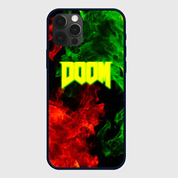 Чехол для iPhone 12 Pro Doom Eternal fire, цвет: 3D-черный