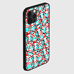 Чехол для iPhone 12 Pro Nirvana smile glitch, цвет: 3D-черный — фото 2