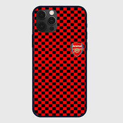 Чехол iPhone 12 Pro Arsenal текстура клетка