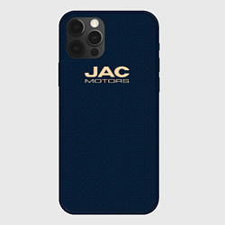 Чехол для iPhone 12 Pro Jac motors тёмный синий, цвет: 3D-черный
