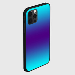 Чехол для iPhone 12 Pro Градиент из неона, цвет: 3D-черный — фото 2