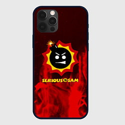 Чехол iPhone 12 Pro Serious Sam fire