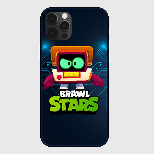 Чехол iPhone 12 Pro Brawl start 8 bit skin old tv / 3D-Черный – фото 1