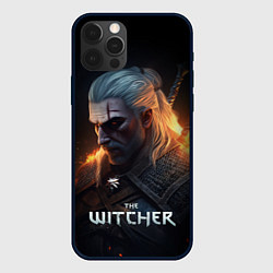 Чехол iPhone 12 Pro The Witcher and fire