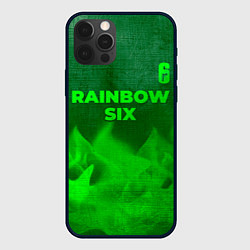 Чехол iPhone 12 Pro Rainbow Six - green gradient посередине