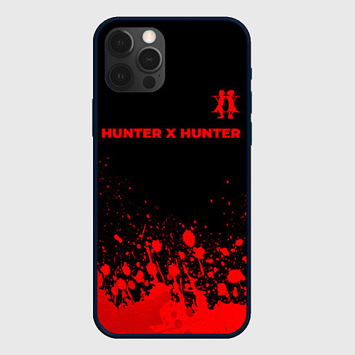 Чехол iPhone 12 Pro Hunter x Hunter - red gradient посередине / 3D-Черный – фото 1